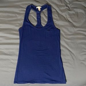 Ambiance Apparel Navy Blue Tank. Size Medium